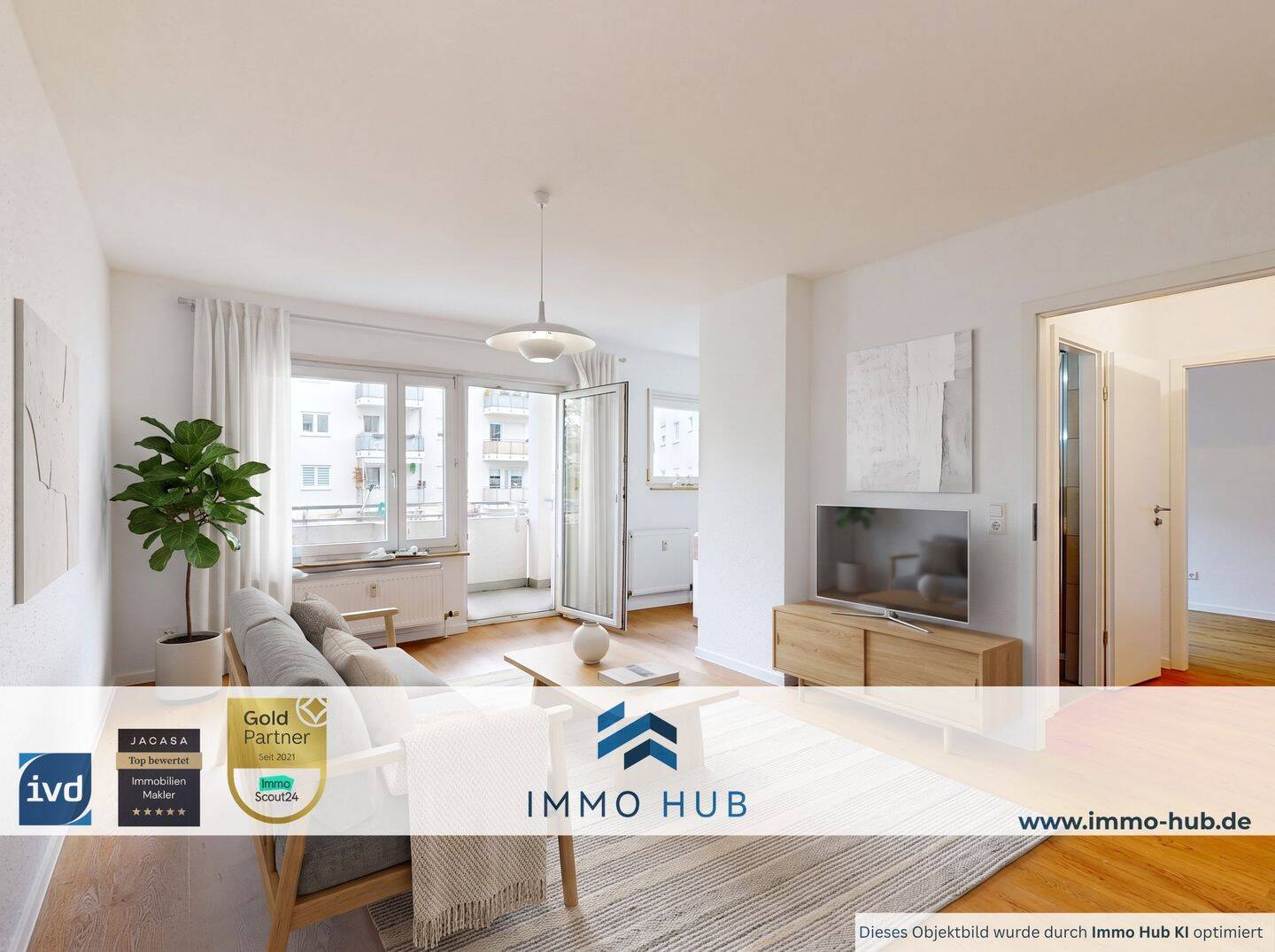 ++ Bezugsfrei | frisch renoviert | Balkon! Charmante 2-Zimmer Wohnung in Leipzig ++, 4159 Leipzig (Lützschena-Stahmeln Möckern Wahren)