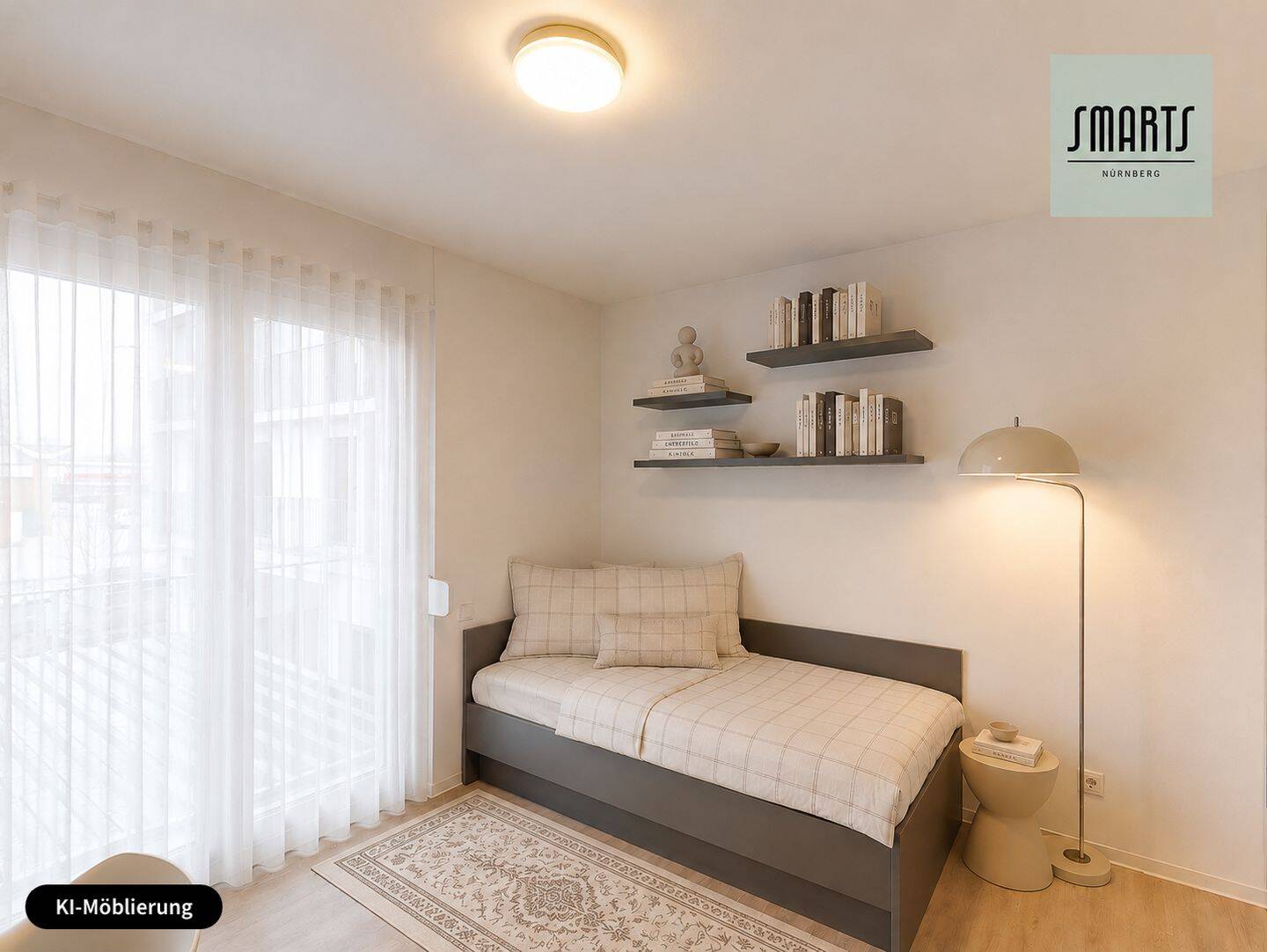 Aufgepasst: modernes 1-Zimmer-Apartment, 90478 Nürnberg (Dutzendteich Gleißhammer Glockenhof Sankt Peter Zerzabelshof)