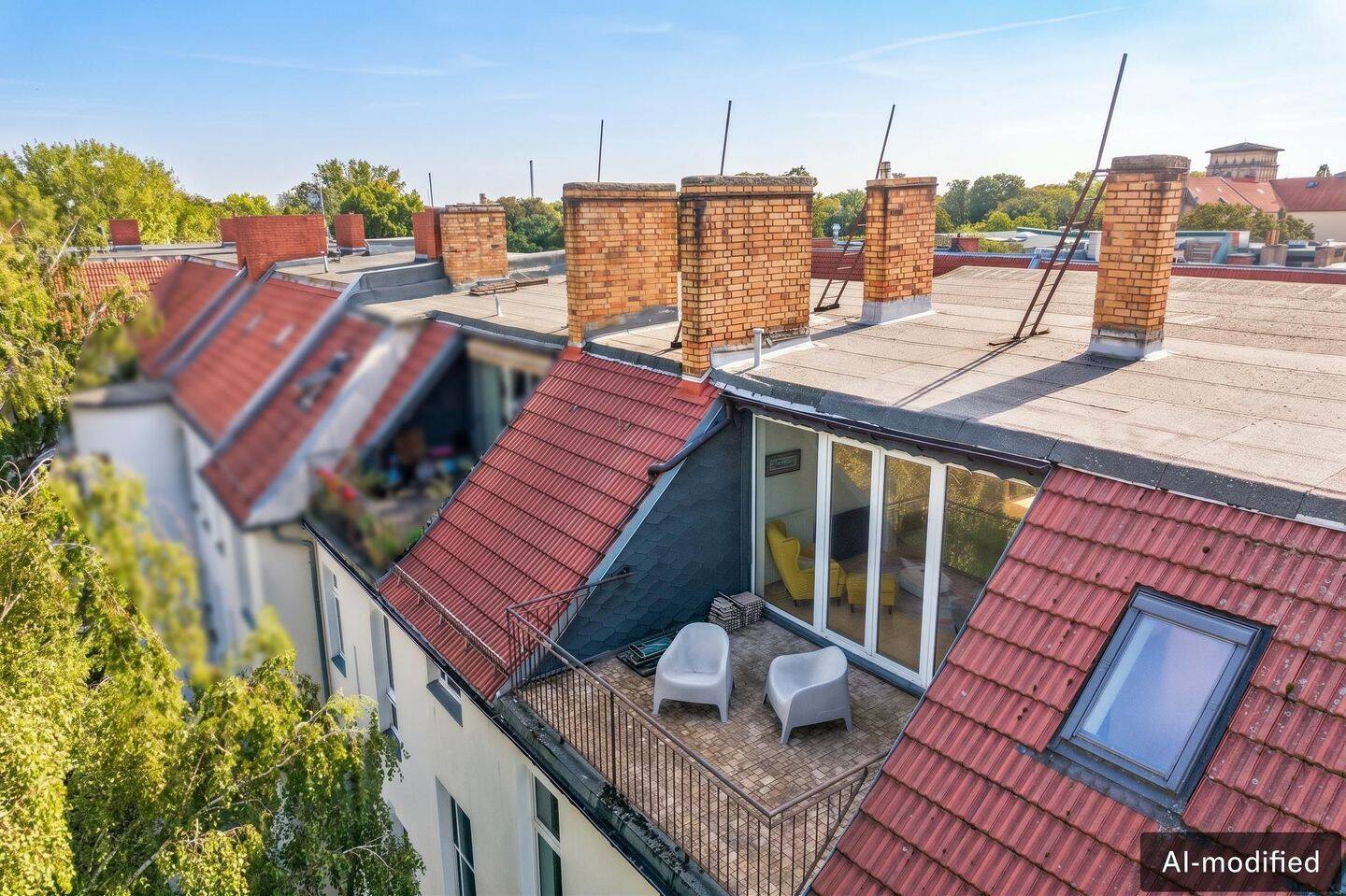 Über den Dächern Berlins – stilvolles Wohnen nahe Treptower Park!, 12435 Berlin (Treptow-Köpenick Alt-Treptow Kleingartenanlage Rathaus Plänterwald)