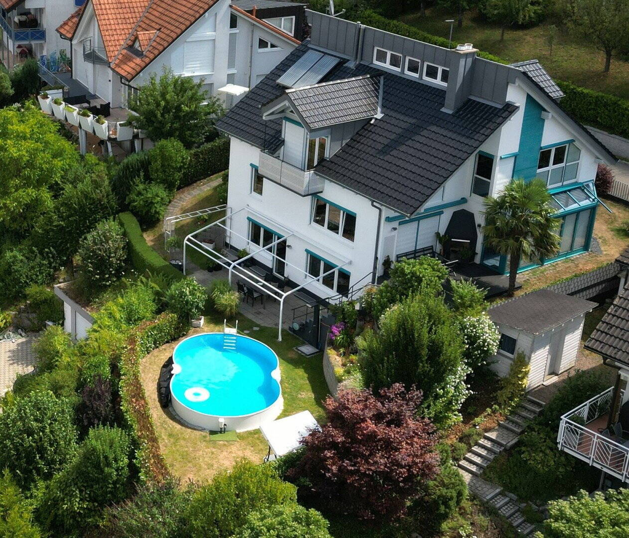Sehr großes Architektenhaus mit Pool + Sauna., 79650 Schopfheim