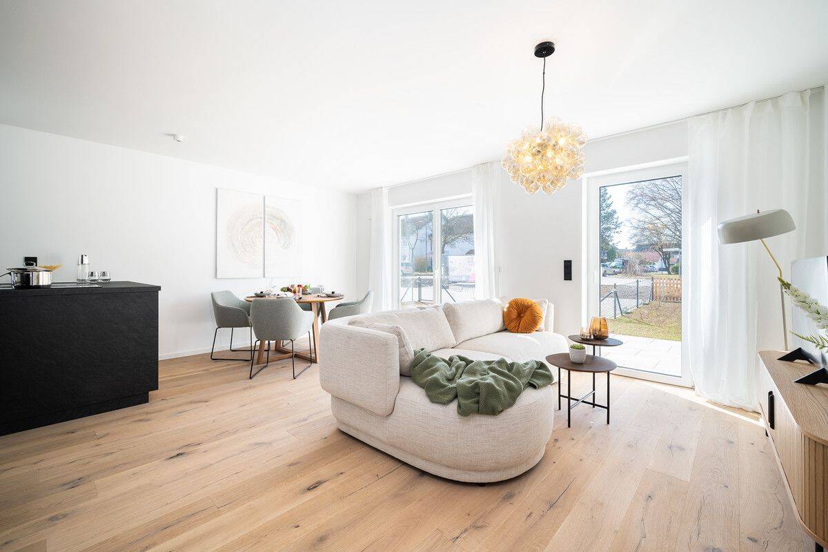 KÜCHE INKLUSIVE! Toll geschnittene 4-Zimmer-Gartenwohnung mit 2 Bädern, 82140 Olching