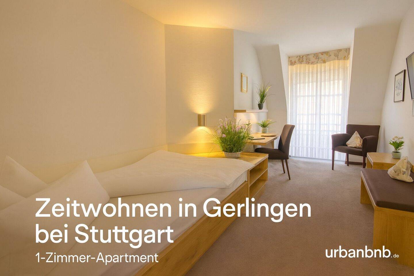 Zeitwohnen in Gerlingen: Komfortables Business-Apartment nahe Bosch und Trumpf, 70839 Gerlingen