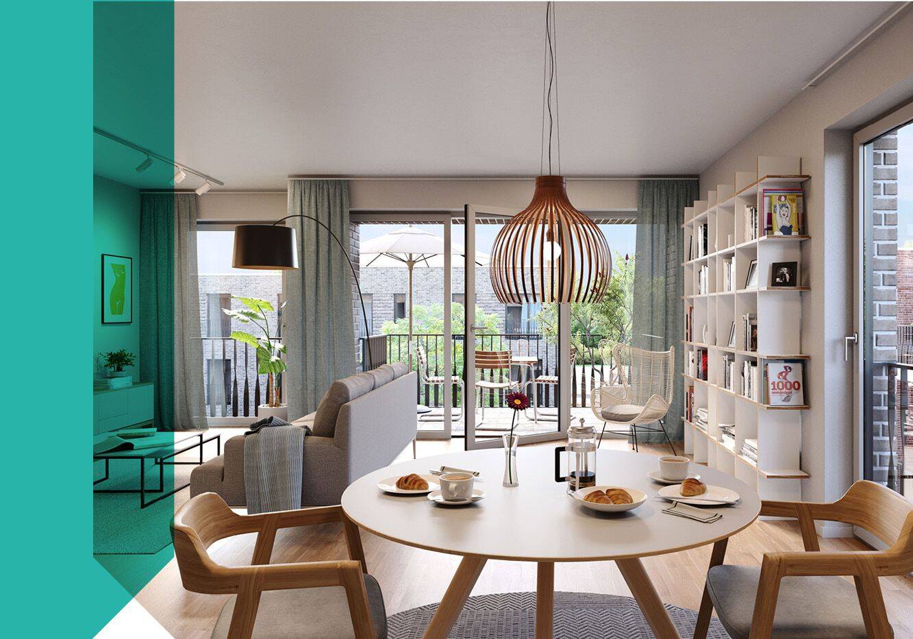 Einziehen und losleben: 3 Zimmer mit Privatgarten (#55), 47877 Willich