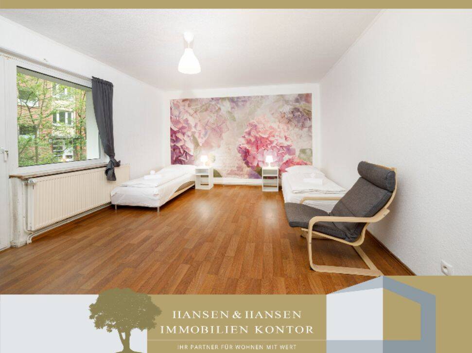 3,5-Zimmer-Erdgeschosswohnung in Hamburg-Bramfeld – ruhig, zentral und grün gelegen, 22177 Hamburg (Wandsbek Bramfeld Steilshoop)