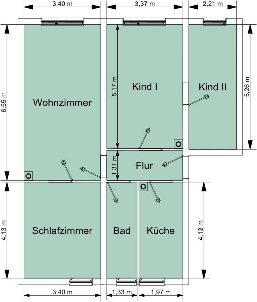 4-Raum-Wohnung mit Charme, 7349 Lehesten