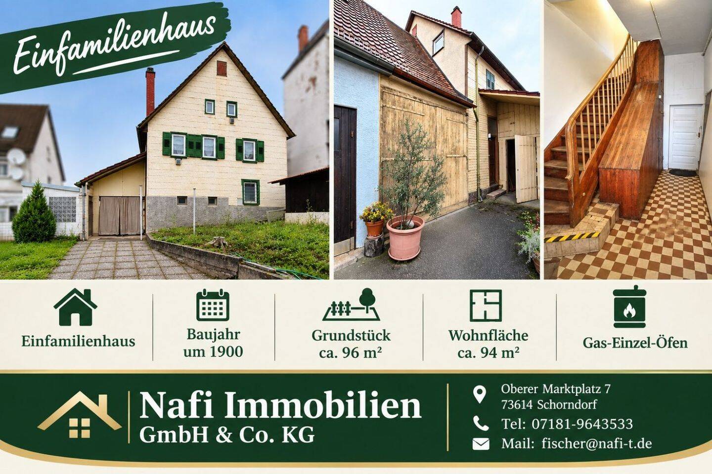 Kleines Einfamilienhaus mit historischem Charakter und viel Gestaltungspotenzial, 70327 Stuttgart