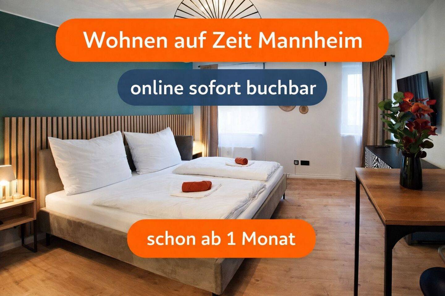 Möblierte Wohnung mitten im Mannheims Zentrum – Wohnen auf Zeit, 68159 Mannheim (Jungbusch Mühlauhafen Quadrate)
