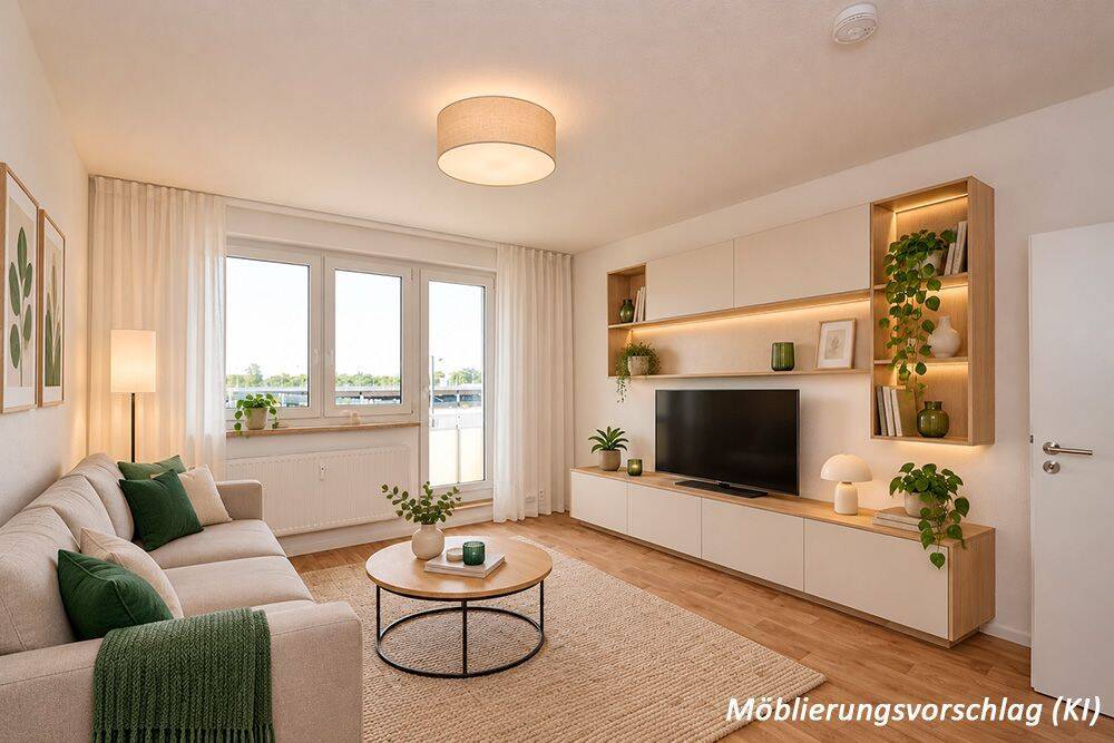 Frisch sanierte 3-Raum-Wohnung freut sich auf neue Mieter, 6128 Halle (Saale) (Böllberg-Wörmlitz Gesundbrunnen Innenstadt Silberhöhe Südstadt)