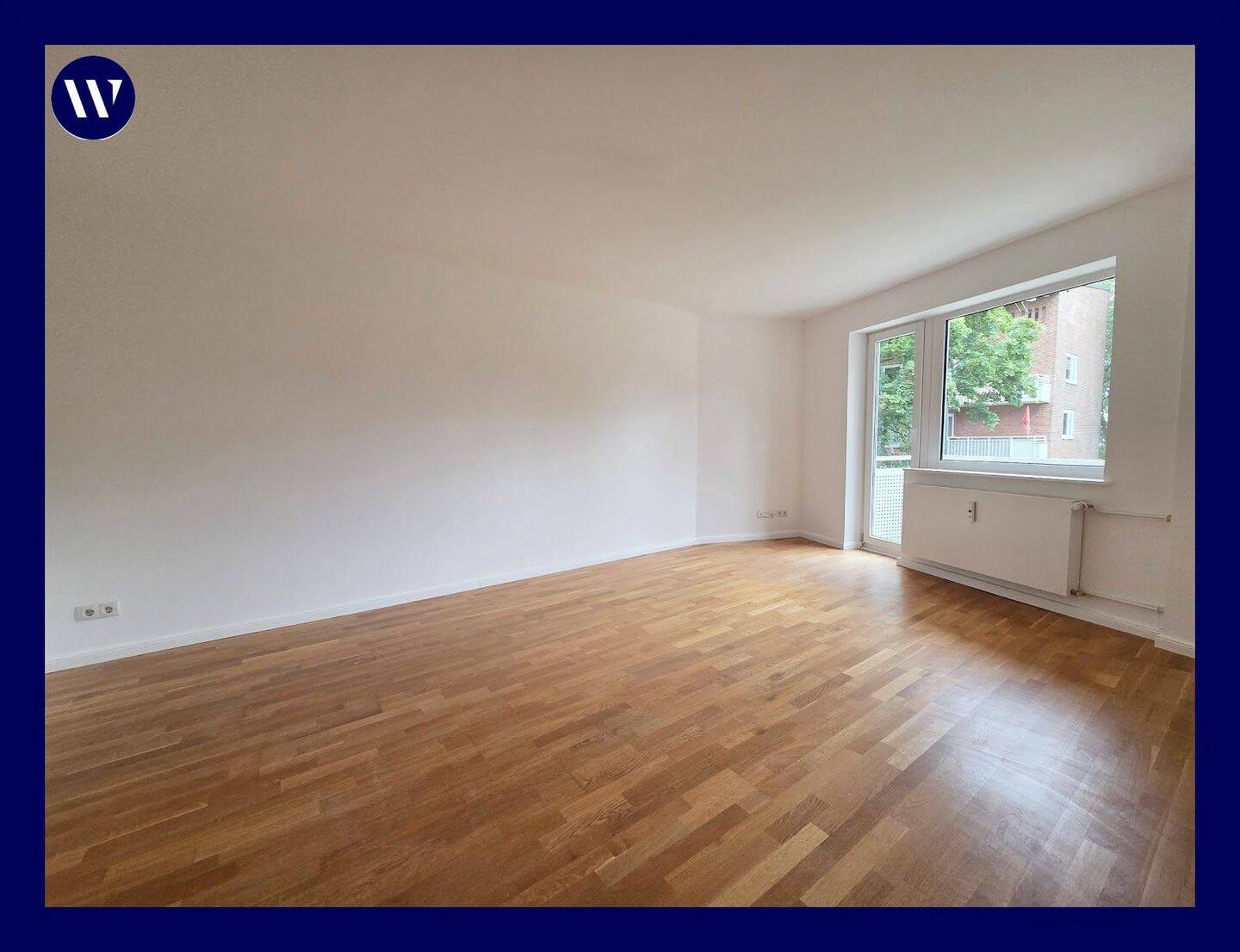 Direkt einziehen! Frische renovierte 3-Zimmer-Wohnung mit 2 Balkonen + Einbauküche + Wannenbad, 24159 Kiel (Friedrichsort Holtenau Pries Schilksee Wik)