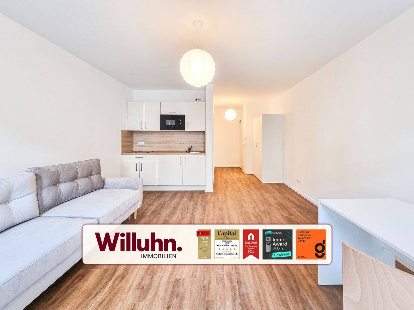 Bezugsfrei I Neubau I Einbauküche I Balkon I Teilmöbliert, 4315 Leipzig (Neustadt-Neuschönefeld Sellerhausen-Stünz Volkmarsdorf)