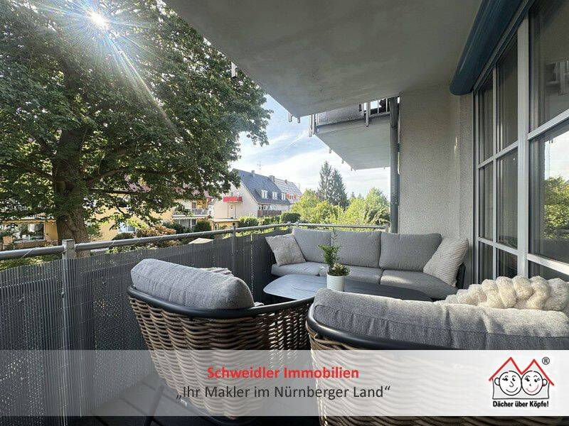 Wohnglück in Zabo! Helle 2-Zimmer-Wohnung mit Balkon, Einbauküche & Ankleide, 90480 Nürnberg (Gleißhammer Mögeldorf Tiergarten Weichselgarten Zerzabelshof)