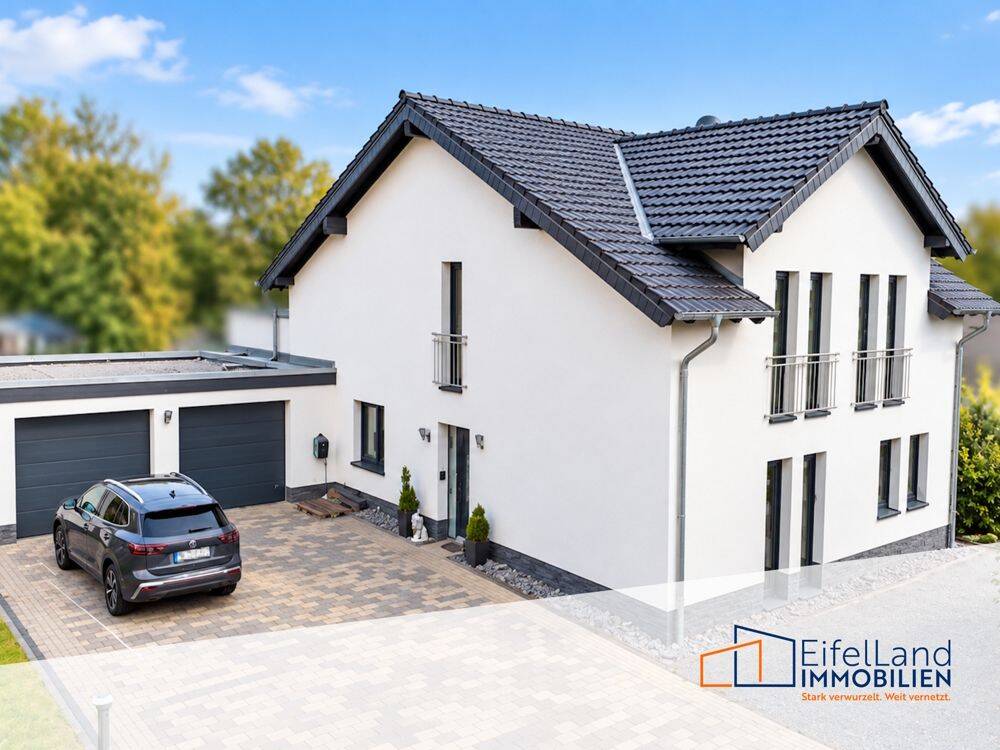 Modernes Wohnen auf höchstem Niveau – Einfamilienhaus mit Dachterrasse und privatem Außenpool, 52385 Nideggen
