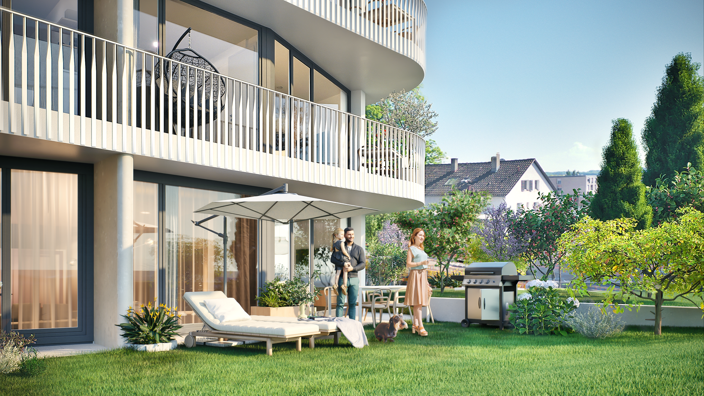 Neubau 3 Zi.- Garten-Wohnung „AB53“ Konstanz, 78467 Konstanz