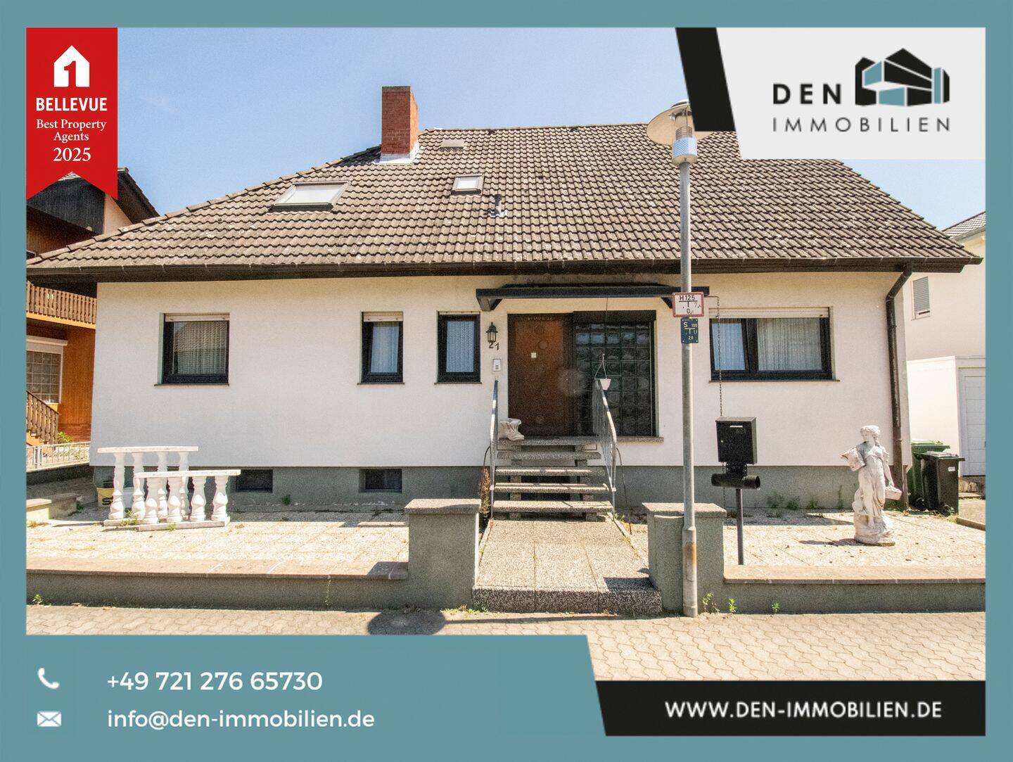 Renovierungsbedürftiges Einfamilienhaus mit ca. 330 m² Wohnfläche, großem Garten und viel Potenzial, 68794 Oberhausen-Rheinhausen