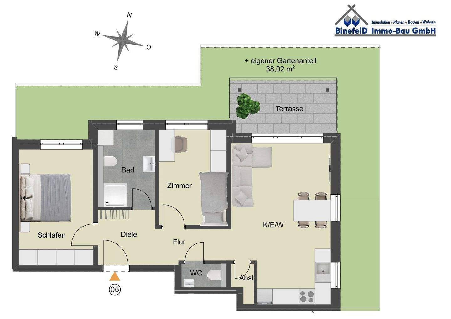 DONAUBLICK / 3 ZIMMER / NEUBAU / HAUS D, 78166 Donaueschingen