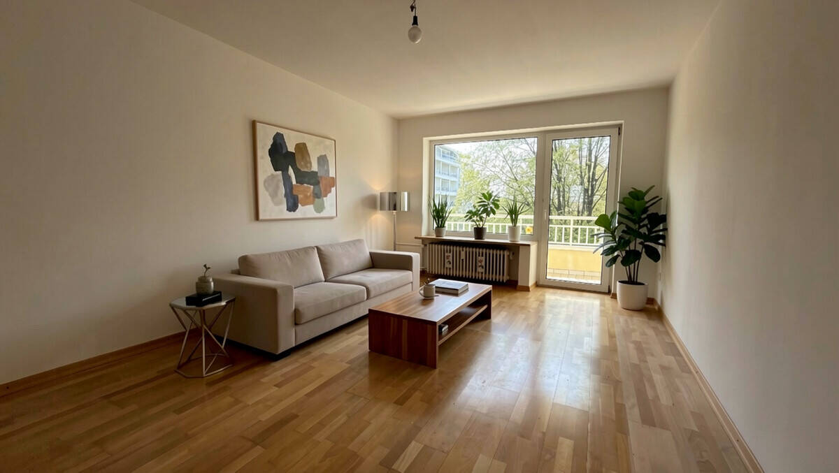 Bezugsfertige 3-Zimmer-Wohnung mit Balkon und Blick ins Grüne, 85764 Oberschleißheim