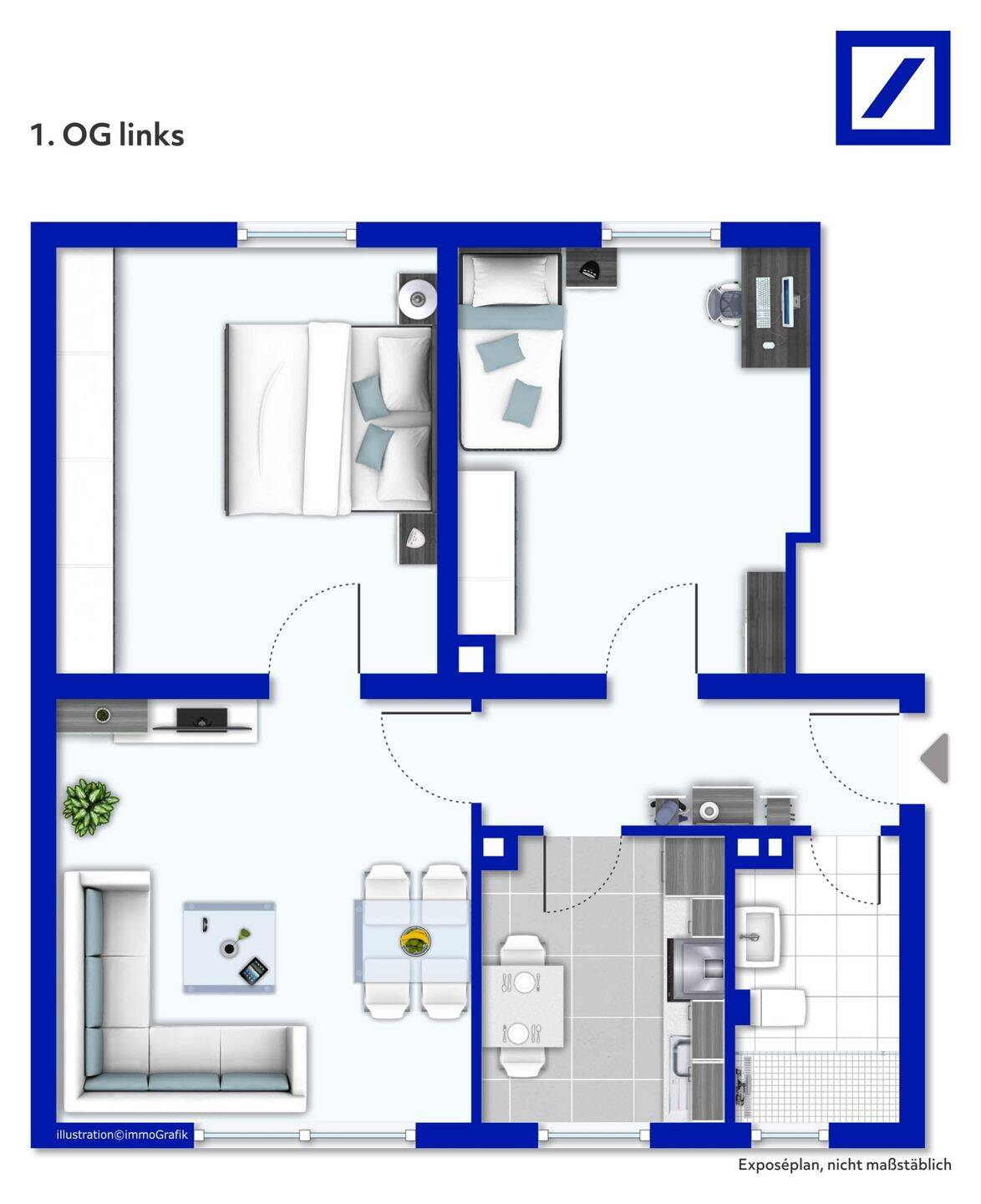 Helle 3-Zimmerwohnung. in zentraler Lage -Aktuell in Renovierung, Erstbezug nach Fertigstellung, 44791 Bochum (Altenbochum Grumme Hamme Harpen Innenstadt)