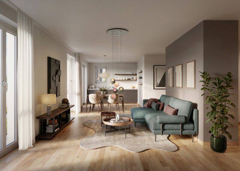Luxuriöse 4-Zimmer-Dachgeschosswohnung mit Dachterrasse im KfW-40-Neubau, 71686 Remseck am Neckar