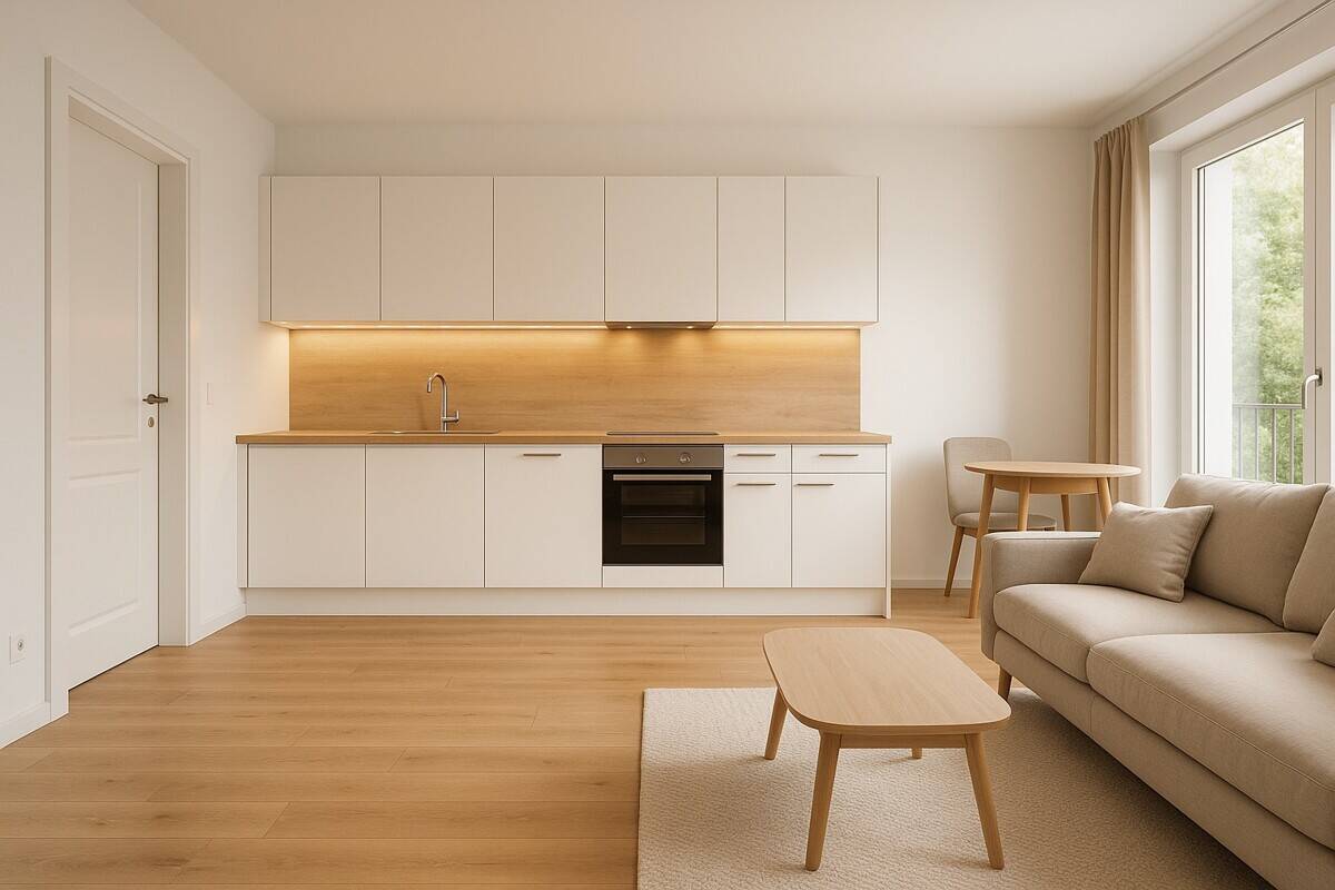 WE 63: Eberswalde: ERSTBEZUG im LUXUS Neubau: 1-Zi mit 22m² MIT BALKON ab 2028 BEZUGSBEREIT, 16225 Eberswalde