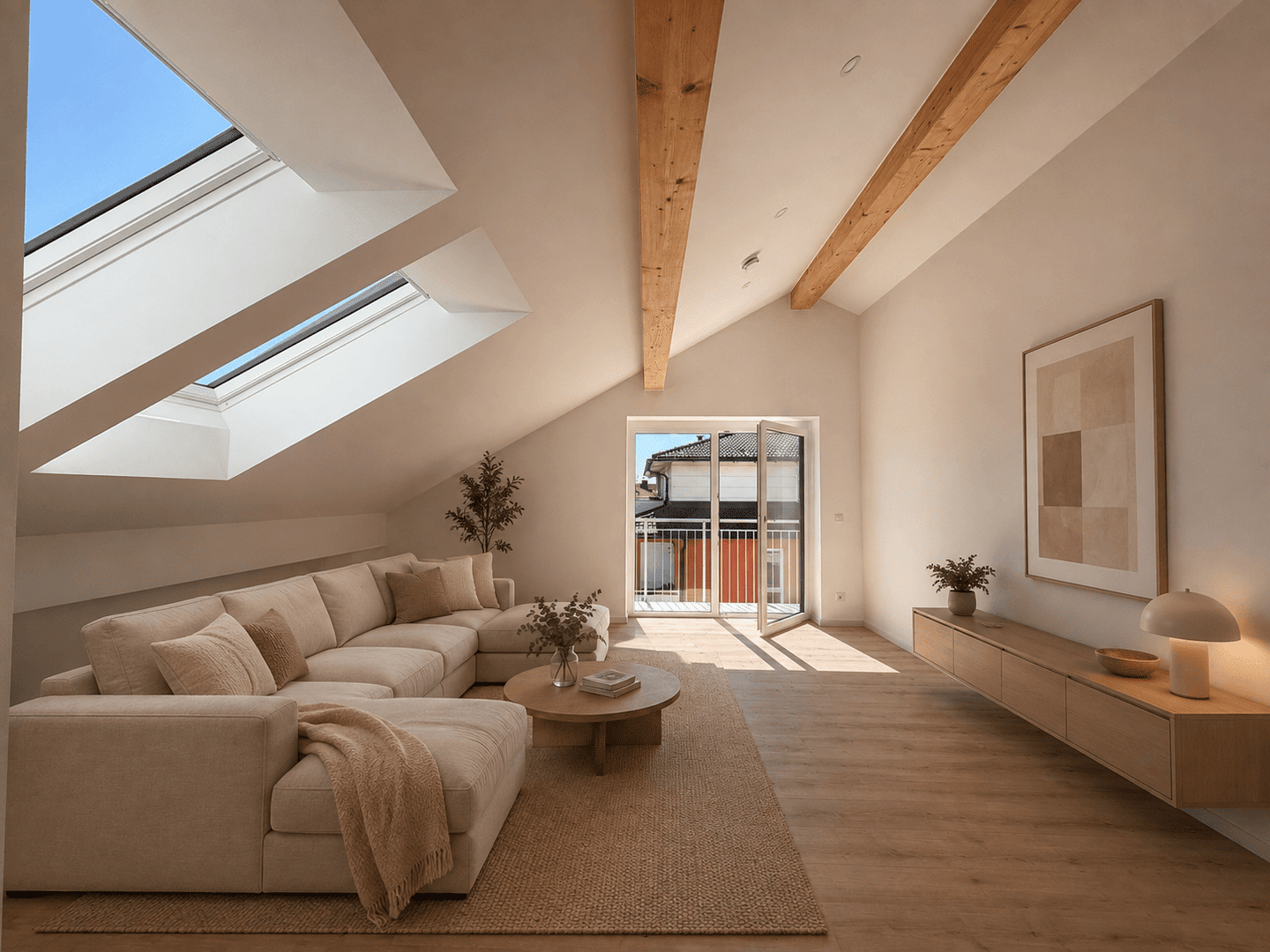 KENSINGTON – Exklusiv – Licht. Raum. Charakter. – außergewöhnliche Dachgeschosswohnung, 82110 Germering