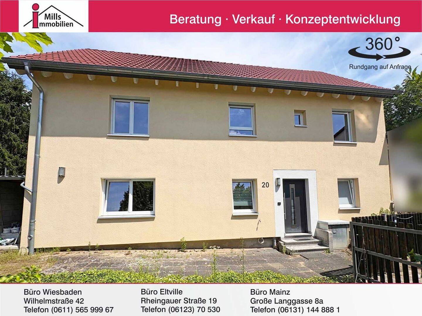 Kernsaniertes Einfamilienhaus mit Terrasse und großem Garten in ruhiger Lage von Ingelheim, 55218 Ingelheim am Rhein