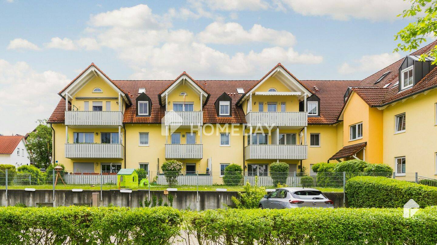 Bezugsfrei! Maisonette Wohnung mit zwei Balkonen, TG-SP und Außen-SP, 84048 Mainburg