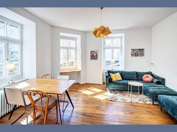 Möbliert: Altbaucharme im Herzen des Glockenbachviertels, 80469 München (Altstadt-Lehel Ludwigsvorstadt-Isarvorstadt)