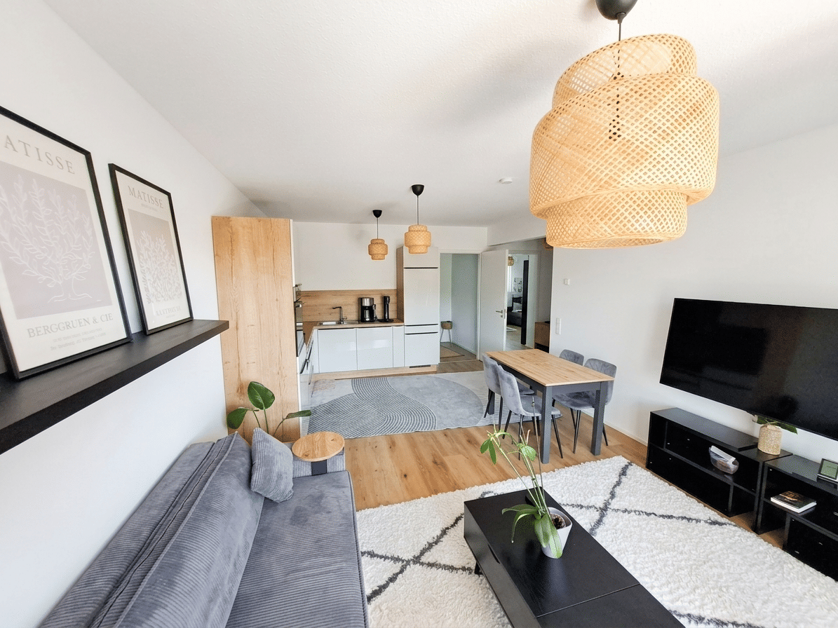 Hochwertige möblierte 3-Zimmer-Neubauwohnung, 91054 Erlangen (Burgberg Erlangen-Nord Erlangen-Ost Innenstadt Sieglitzhof)