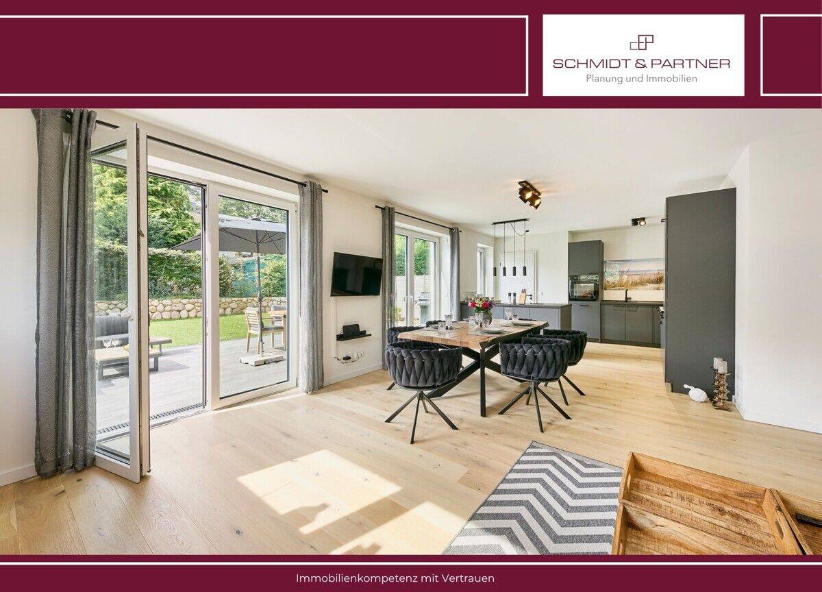 Lieblingsplatz! Exklusive 3-Zimmer-Wohnung mit sonniger Südwest-Terrasse, 23683 Scharbeutz