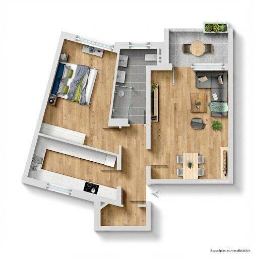 2 Zimmer Wohnung am Galgenberg fußläufig vom Ostbahnhof, 31141 Hildesheim