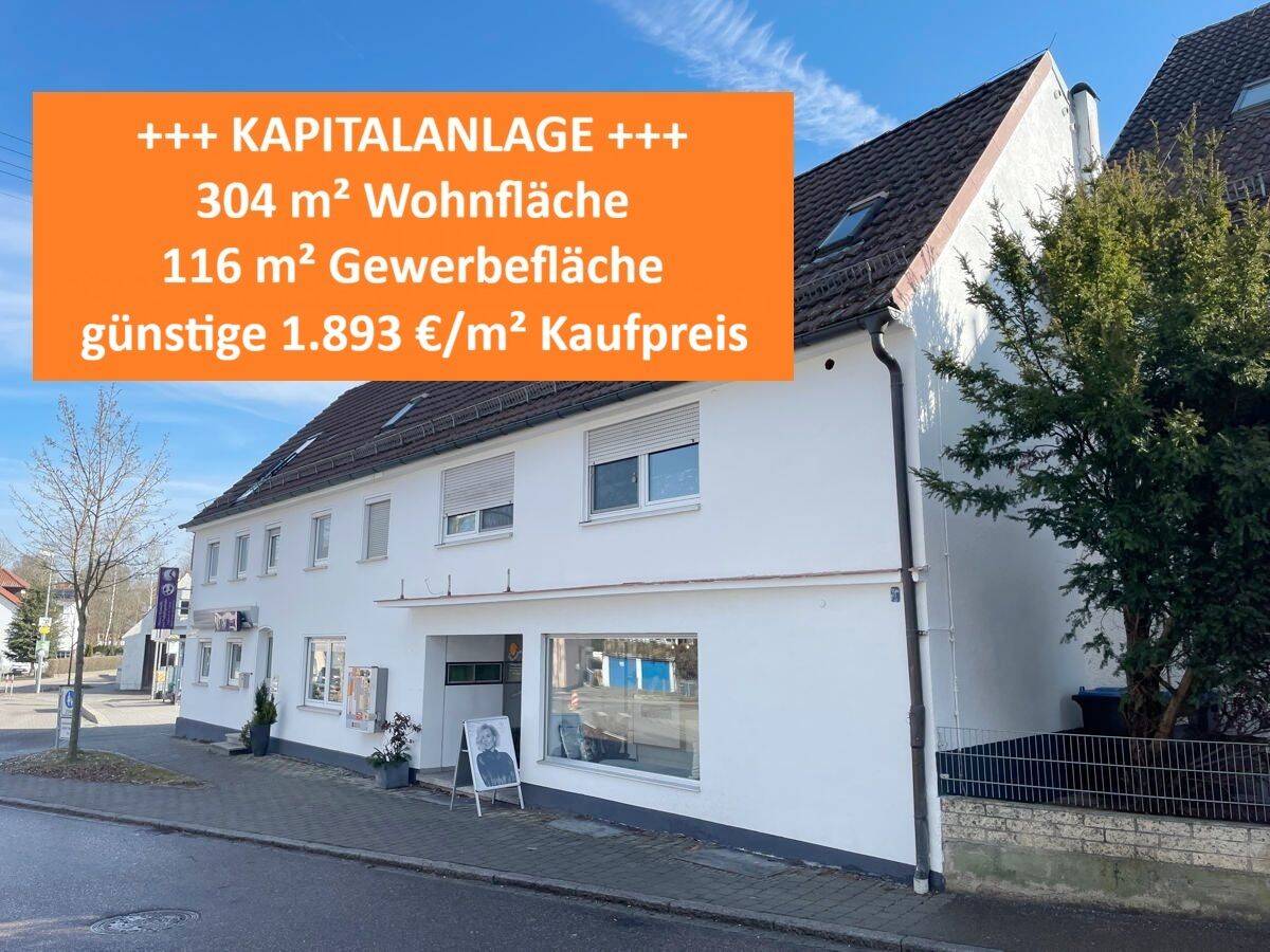 Wohn- und Geschäftshaus in Neu-Ulm/Reutti, 89233 Neu-Ulm