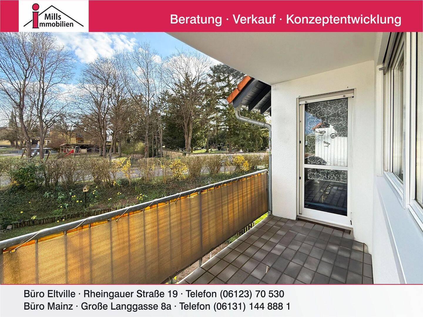 Kurzfristig freigestellte wunderschöne 3 ZKB-Wohnung mit sonnigem Balkon in Top-Lage, 55576 Sprendlingen
