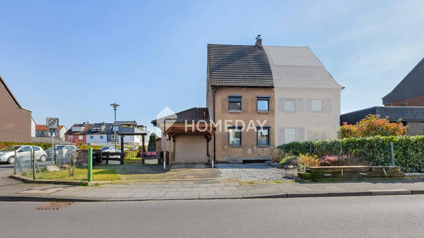 Zwei Wohnbereiche, ein Zuhause – Charmante Doppelhaushälfte mit Einliegerwohnung, Garten und Pool, 51373 Leverkusen (Bürrig Küppersteg Rheindorf Wiesdorf)