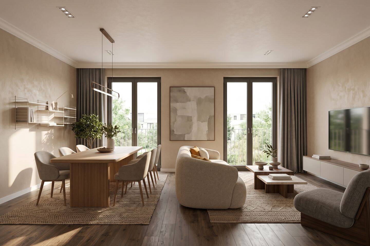Moderne 3-Zimmer-Wohnung mit Balkon im Neubauensemble nahe KaDeWe, 10785 Berlin (Mitte Kreuzberg Schöneberg Tiergarten)