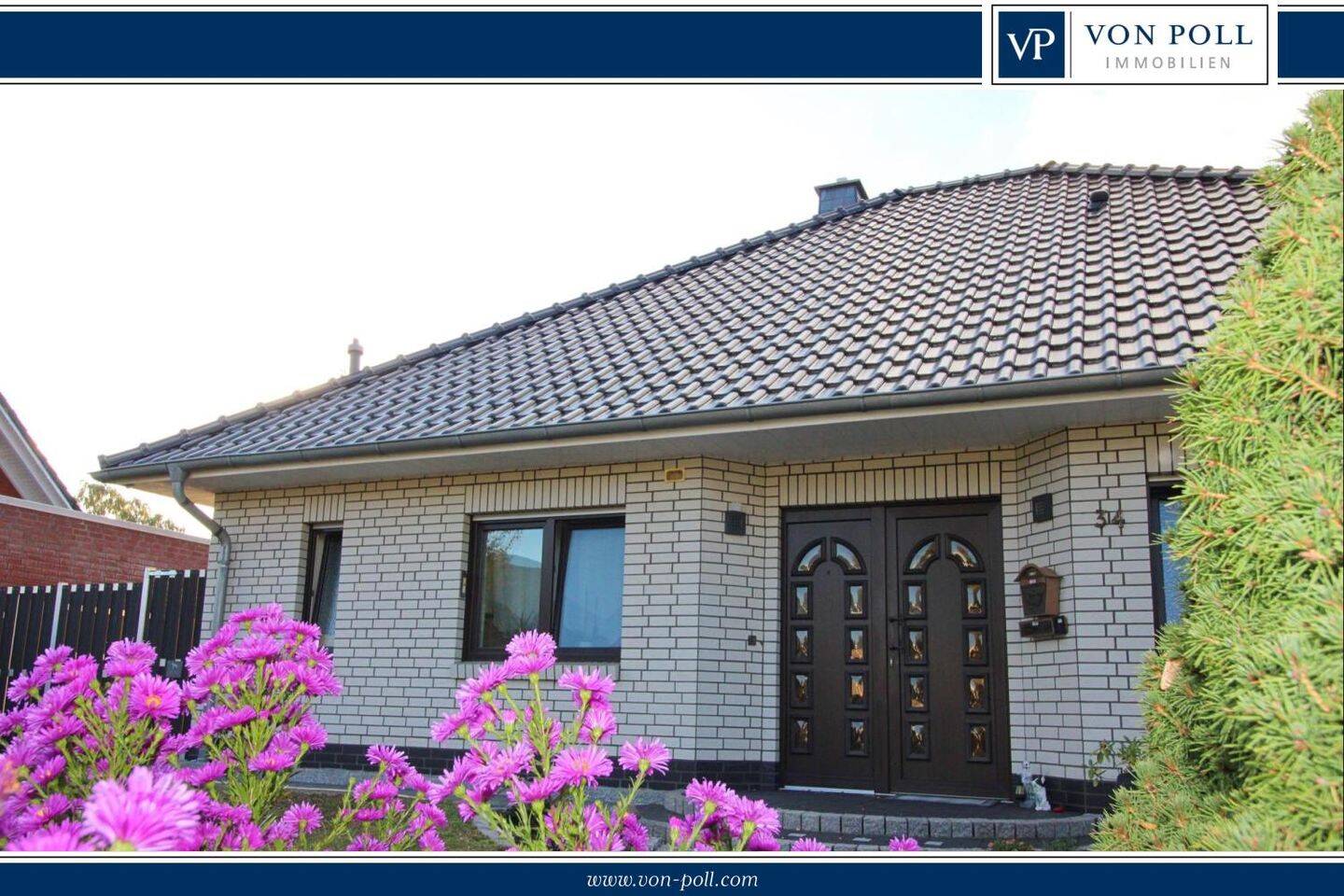 GEPFLEGTER BUNGALOW – MIT WINTERGARTEN, KAMIN UND GARAGE, 29386 Hankensbüttel