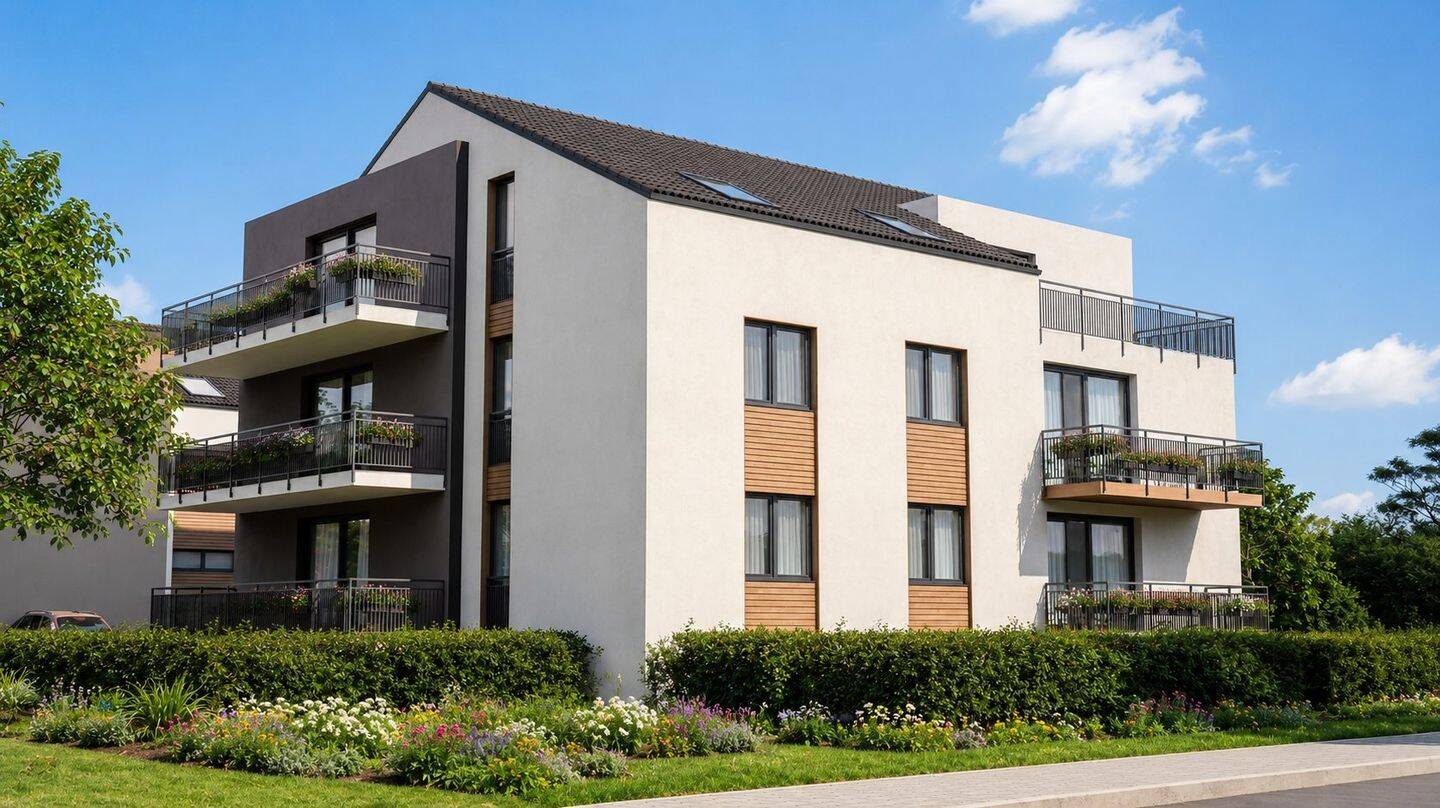 Moderne Dreiraumwohnung mit Aufzug und Terrasse in Leipzig Thekla, 4349 Leipzig (Plaußig-Portitz Thekla)