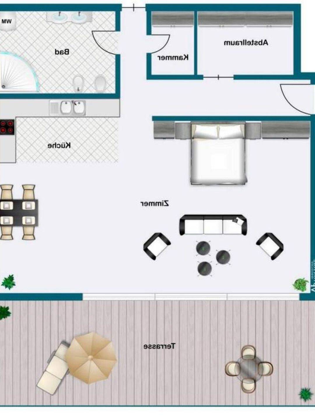 Mietwohnung, 1 Zimmer, 35 m², in Kiel, 24159 Kiel (Friedrichsort Holtenau Pries Schilksee Wik)