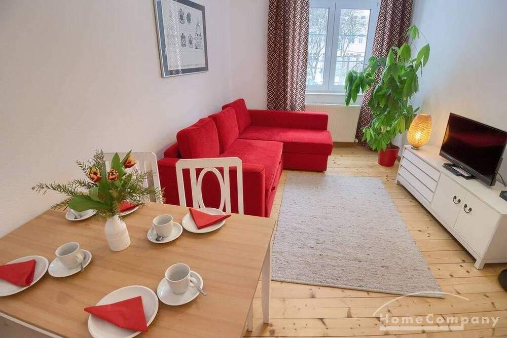 27544 HomeCompany Dresden Möbliert/Furnished 3-Zimmer Apartment in Dresden-Pieschen max. 3 Personen, 1127 Dresden (Hellerberge Leipziger Vorstadt Mickten Pieschen-Nord/Trachenberge Pieschen-Süd)