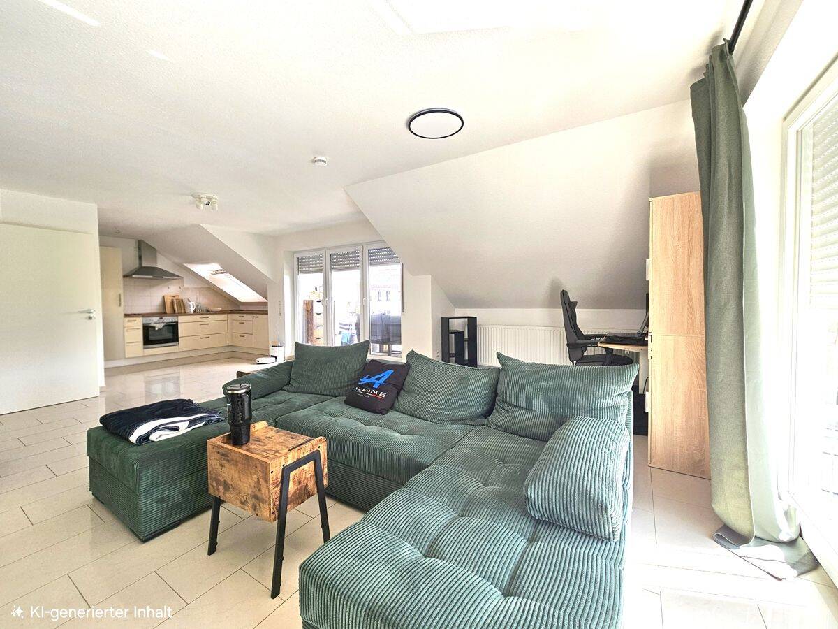 Sonnige DG-Wohnung mit Loggia-Balkon, 88433 Schemmerhofen