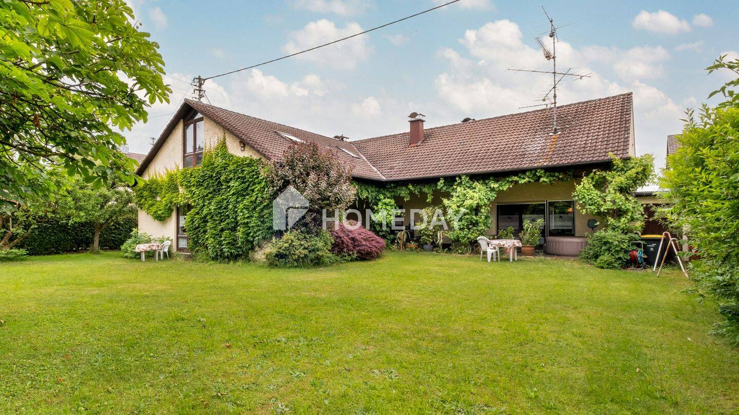 Großzügiges Einfamilienhaus mit Sauna, 5 Zimmern und weitläufigem Grundstück, 86456 Gablingen