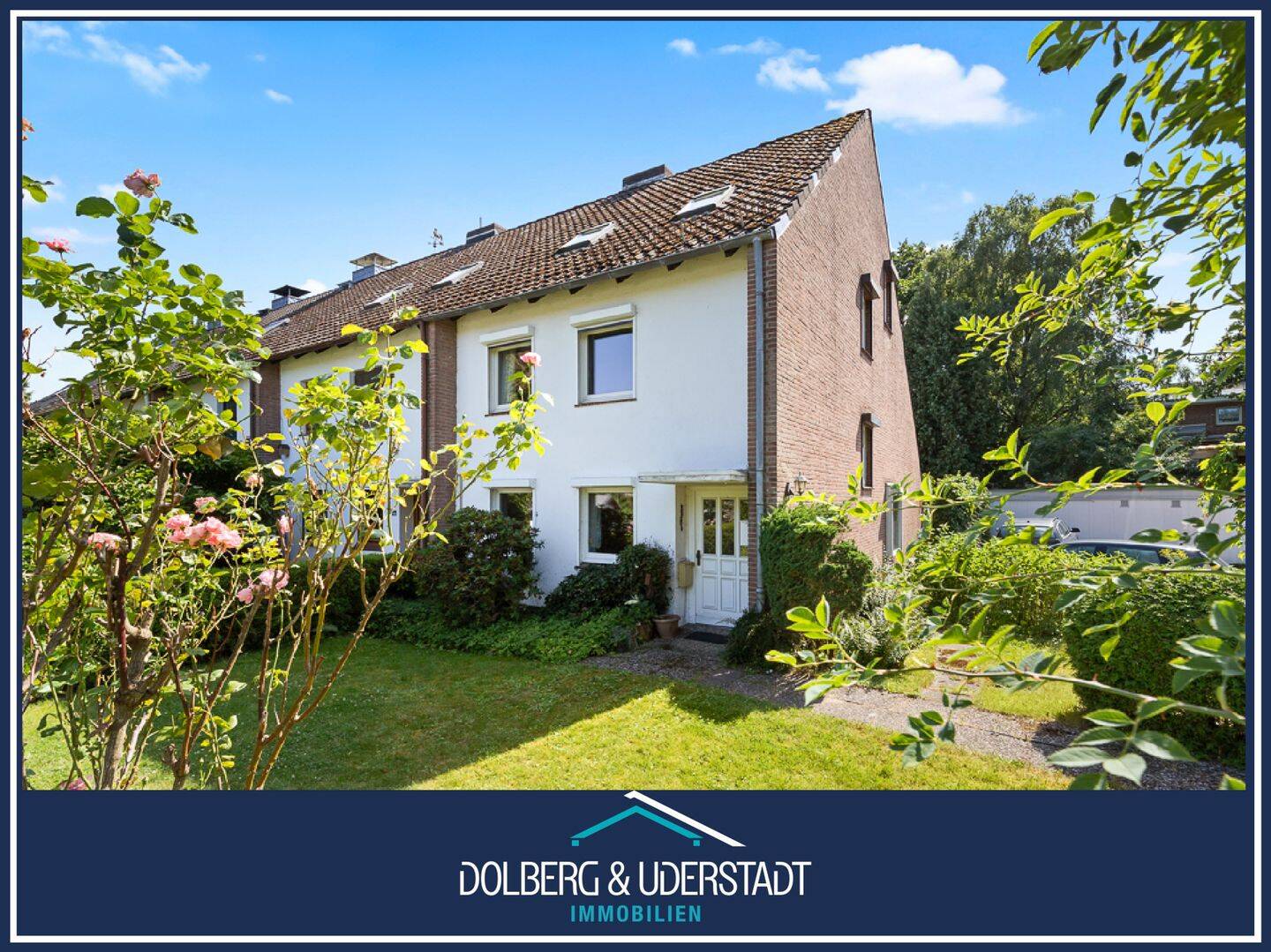 Charmantes Reihenendhaus mit Grundstück, Carport und Garage in ruhiger Wohnlage, 22145 Hamburg (Wandsbek Farmsen-Berne Rahlstedt)