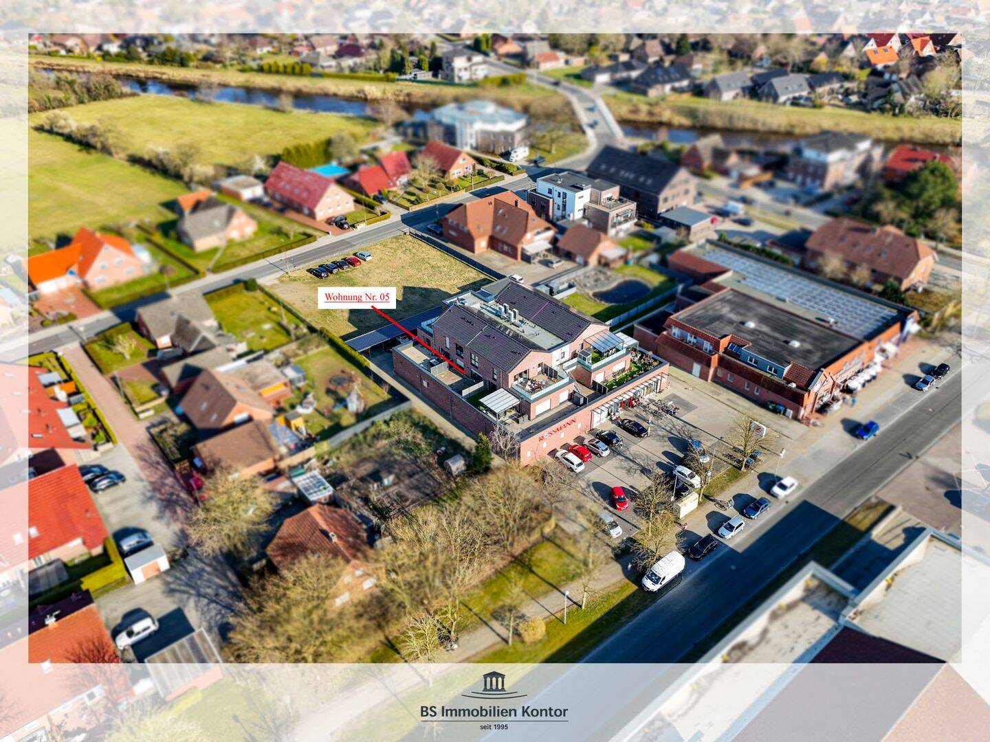 Warsingsfehn! Exklusive OG-Wohnung Nr. 05 mit Balkon und Fahrstuhl in zentraler Wohnlage!, 26802 Moormerland
