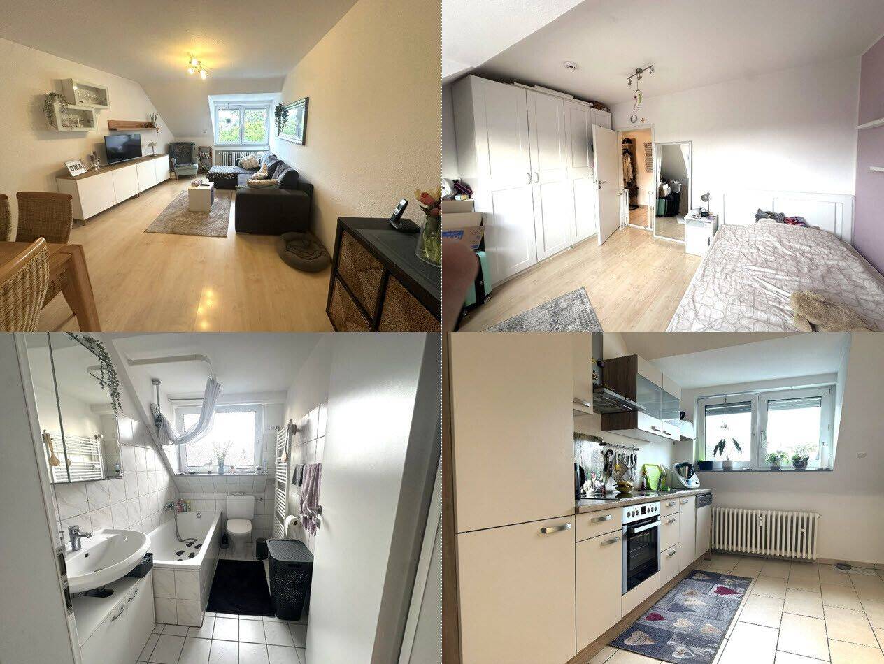 *** renovierte 3 Zimmer-Wohnung im DG – Nähe Krankenhaus Neuwerk – gute BAB Anbindung ***, 41066 Mönchengladbach (Bettrath Neuwerk Uedding)