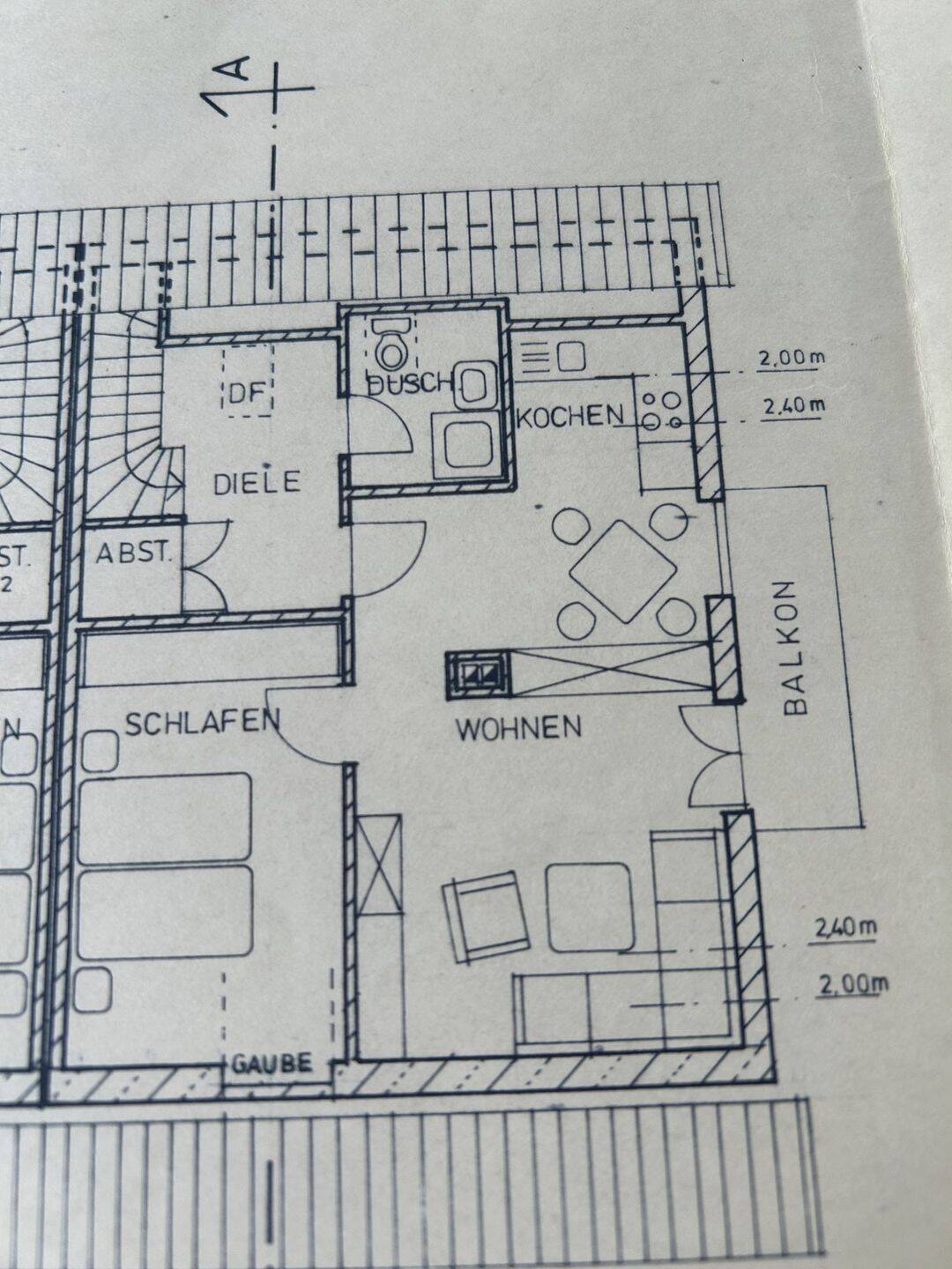 Dachgeschoßwohnung in Goldach, 85399 Hallbergmoos