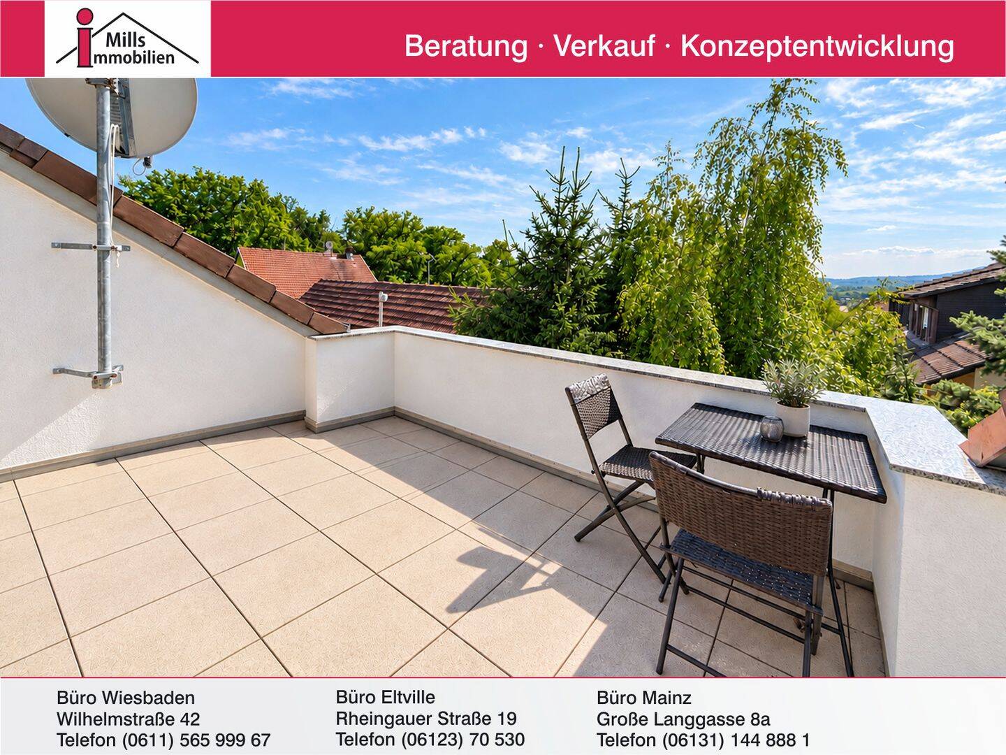 Wohnen mit Ausblick – charmante 2-Zimmer-Wohnung in Bad Homburg, 61350 Bad Homburg v.d. Höhe
