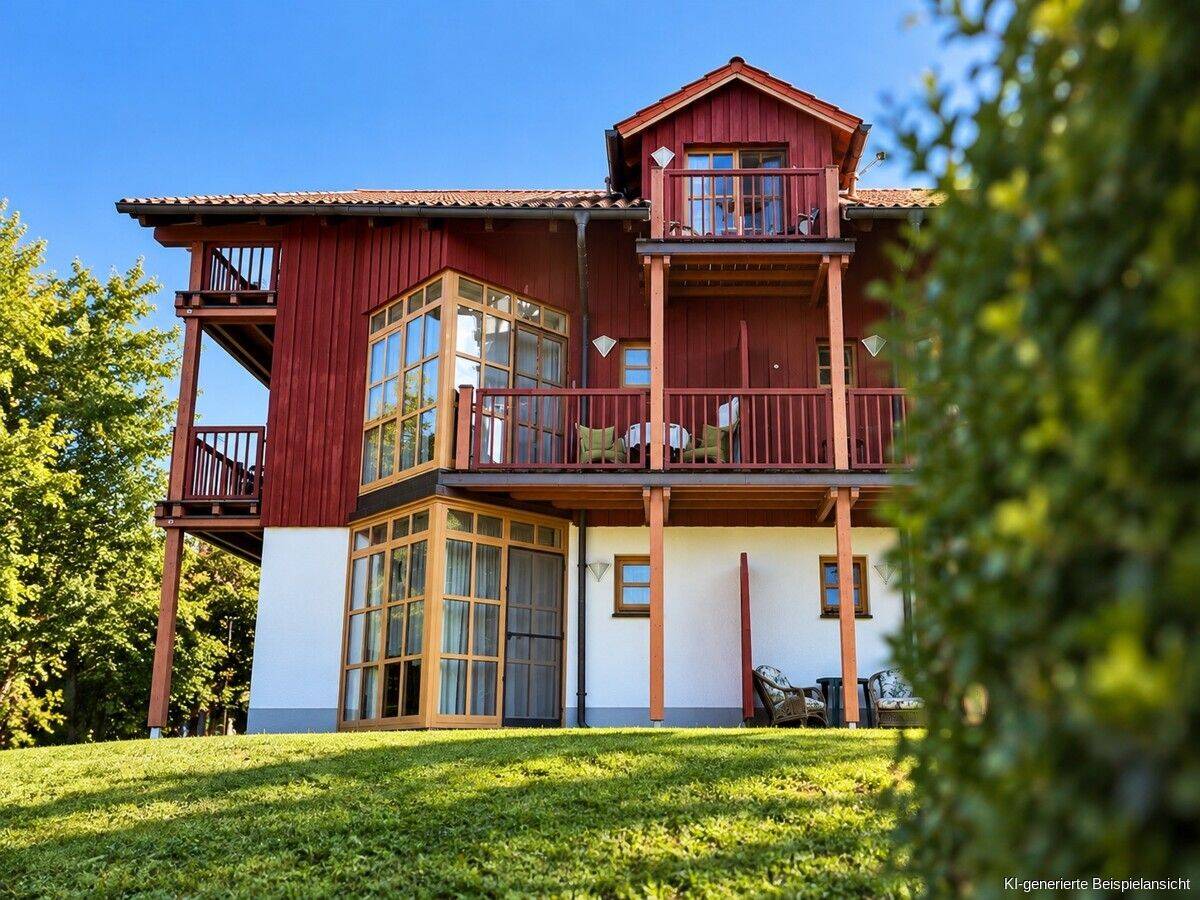 Wohnen, wo andere Urlaub machen – möblierte 2-Zimmer-Wohnung in Hillstett bei Rötz, 92444 Rötz
