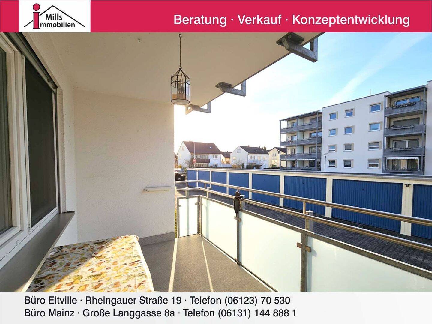 Großzügige 3,5-ZKB Eigentumswohnung mit Balkon in sehr guter Lage von Ginsheim, 65462 Ginsheim-Gustavsburg