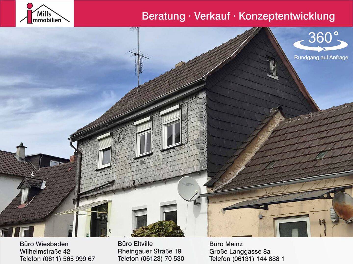 Historisches Fachwerkhaus in guter Lage von Oestrich-Winkel, 65375 Oestrich-Winkel