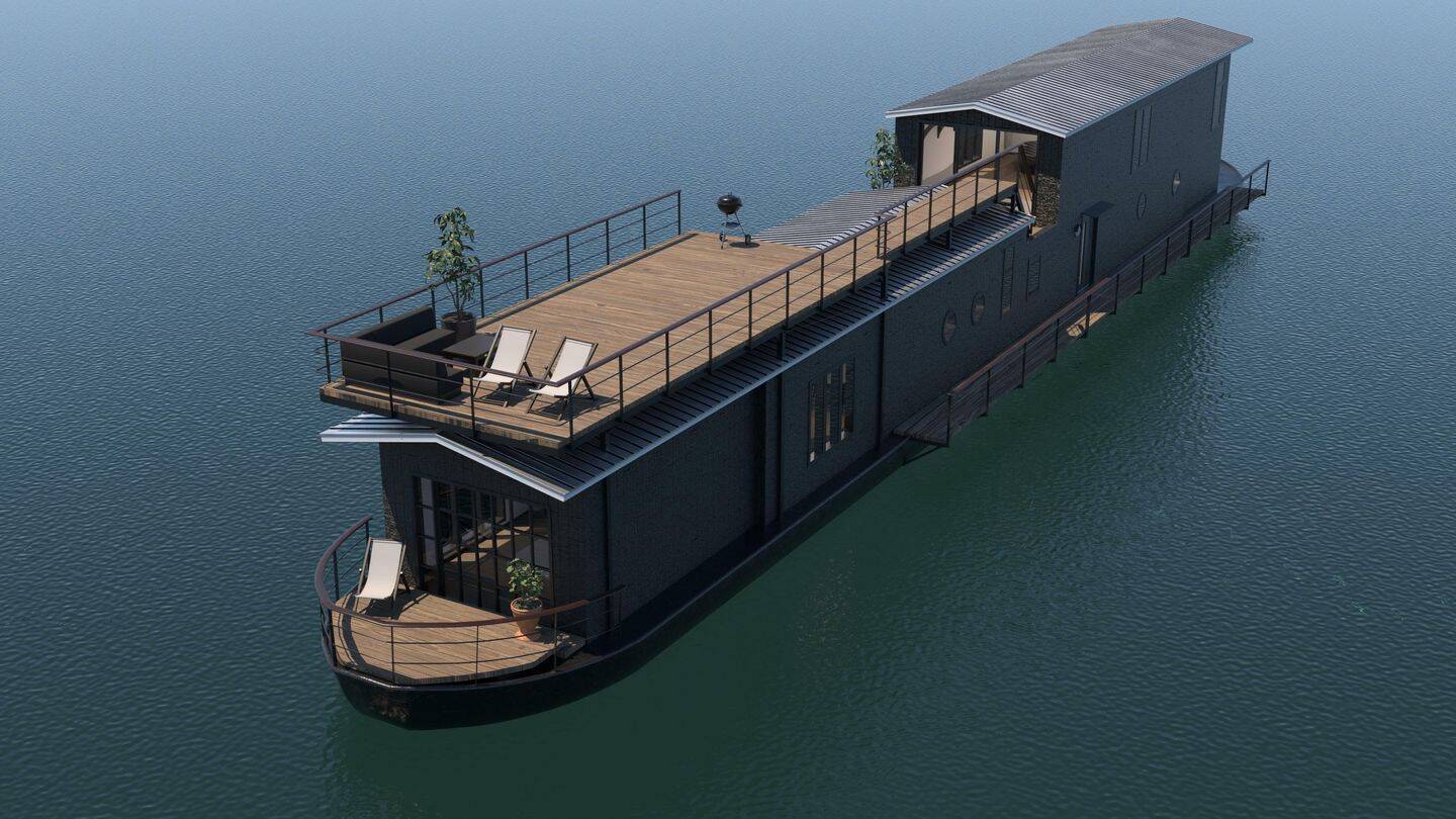 40 Meter Hausboot mit außergewöhnlichem Platzangebot | Bereit zum individuellen Ausbau, 13627 Berlin (Charlottenburg-Wilmersdorf)