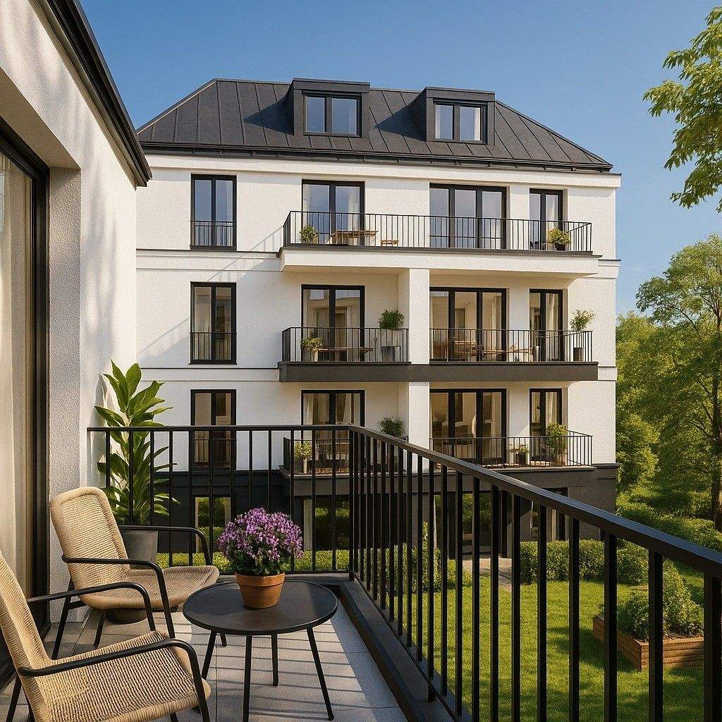 Weißensee: ERSTBEZUG im NEUBAU: LUXUS Dachgeschoss-Maisonette-Whg mit 5-Zi. ca. 105 m² + 2 BALKONE, 13086 Berlin (Pankow Weißensee)